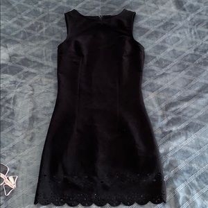 Black slim fit dress